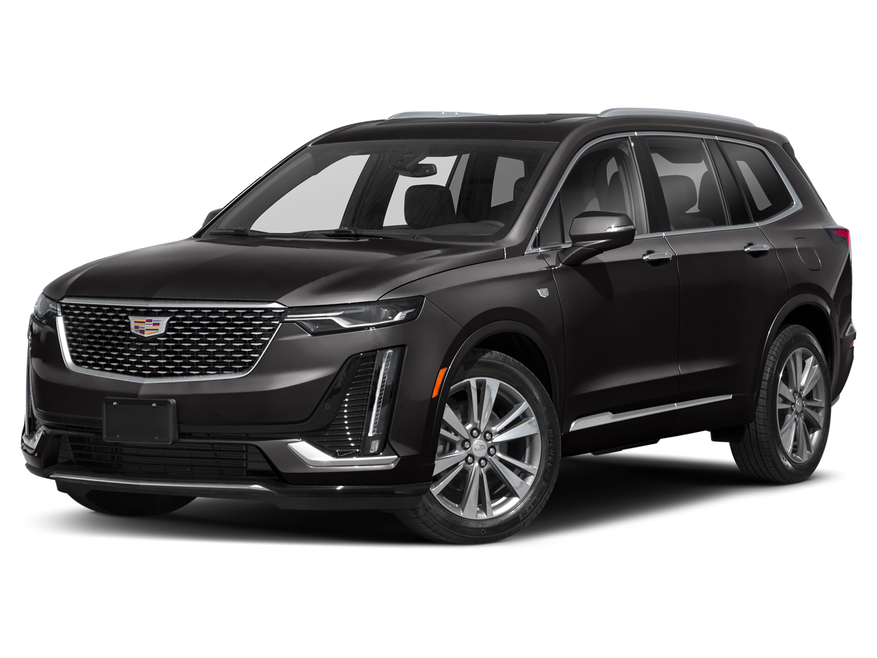 2020 Cadillac XT6 FWD Premium Luxury in Red Horizon Tintcoat — front three-quarter view