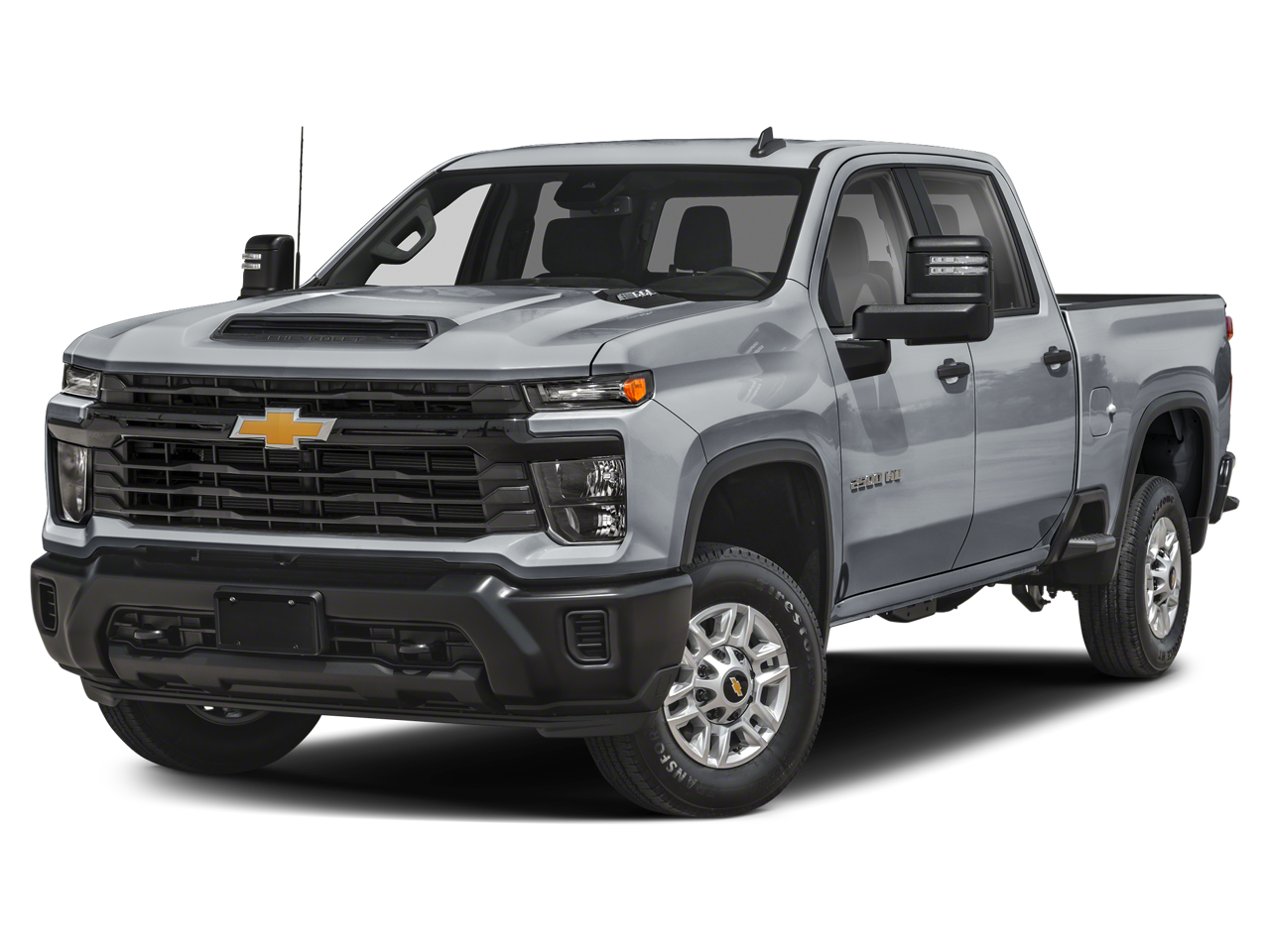 2025 Chevrolet Silverado 2500 HD LTZ in Black — front three-quarter view