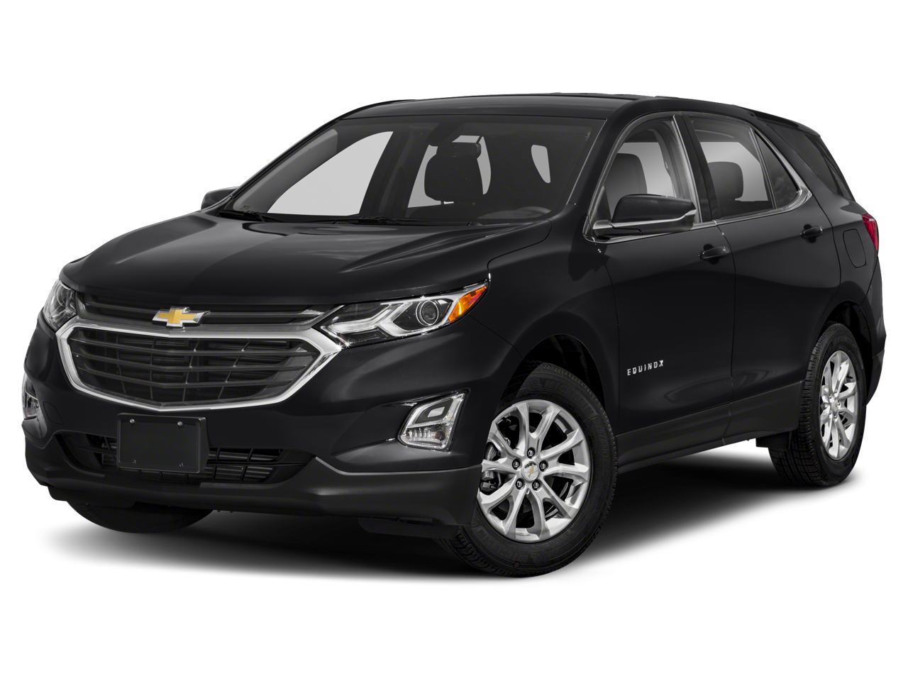 2019 Chevrolet Equinox LT in Silver Ice Metallic — front three-quarter view