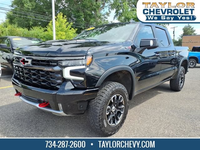 2024 Chevrolet Silverado 1500 ZR2 in Black — front three-quarter view