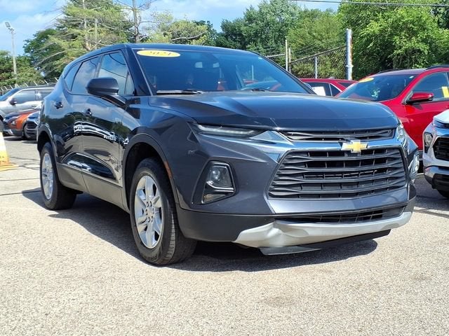2021 Chevrolet Blazer — rear three-quarter view