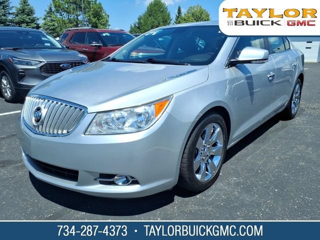 2012 Buick LaCrosse Leather in Quicksilver Metallic — front three-quarter view