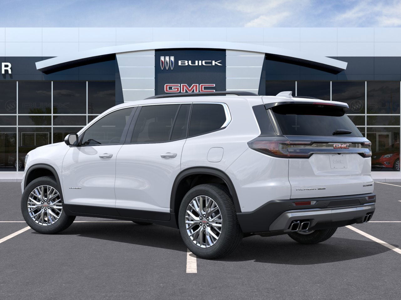 2026 GMC Acadia — rear three-quarter view