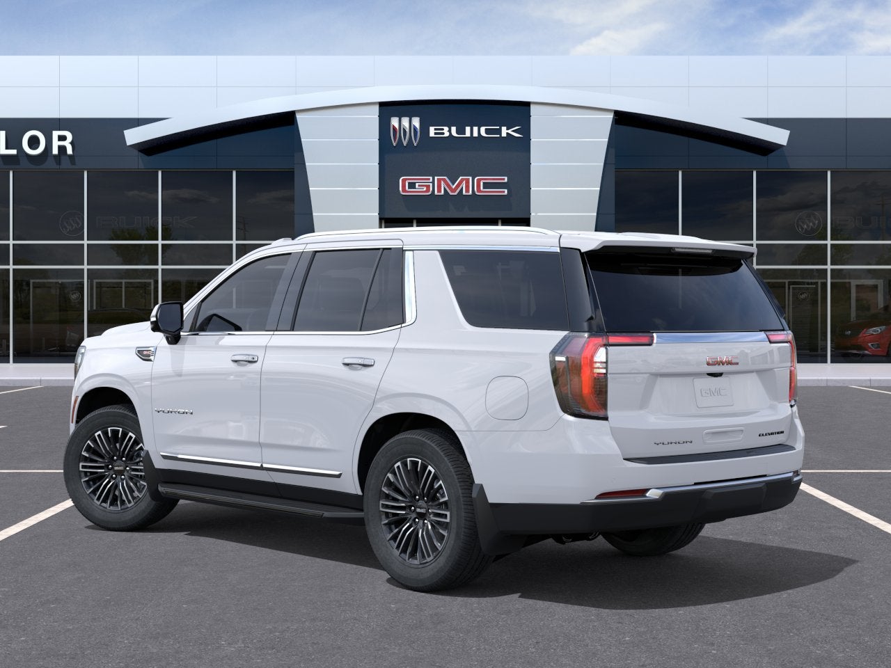 2026 GMC Yukon — rear three-quarter view