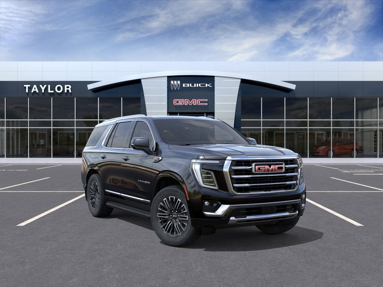 2026 GMC Yukon Elevation in Onyx Black — front three-quarter view