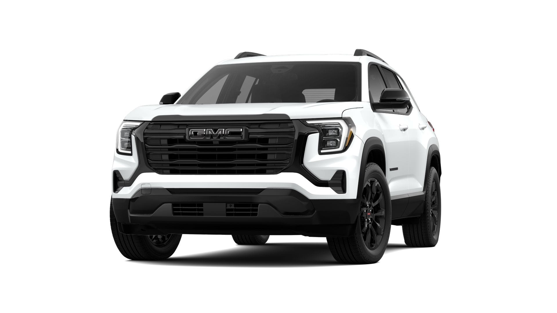 2026 GMC Terrain Elevation in Summit White — front three-quarter view