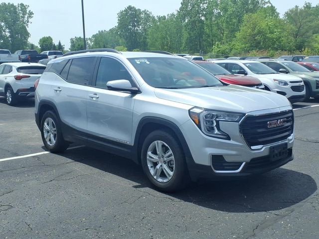 2022 GMC Terrain — rear three-quarter view