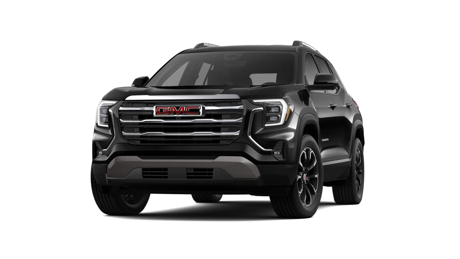 2026 GMC Terrain Elevation in Ebony Twilight Metallic — front three-quarter view