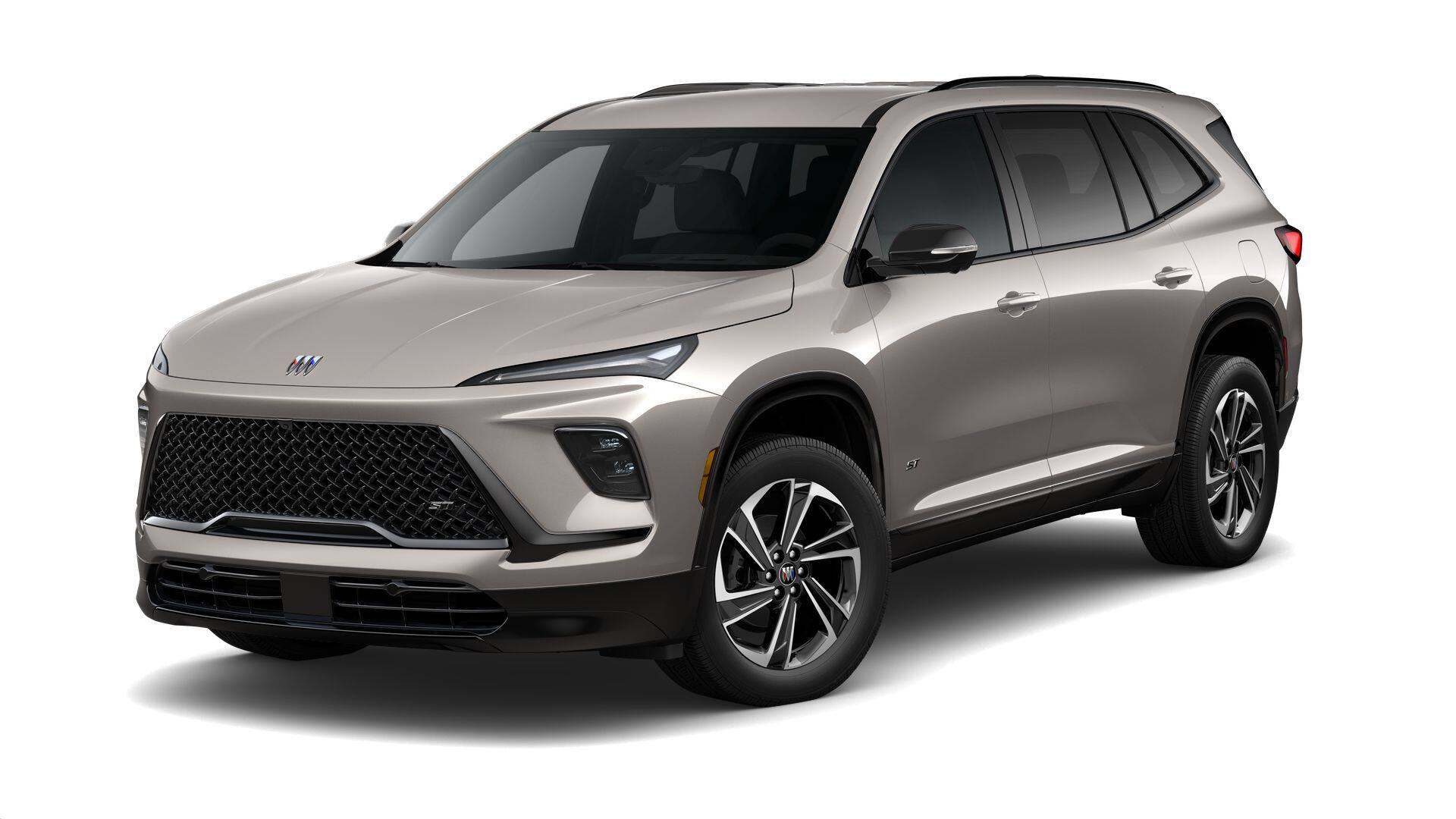 2026 Buick Enclave Sport Touring in Stone Metallic — front three-quarter view