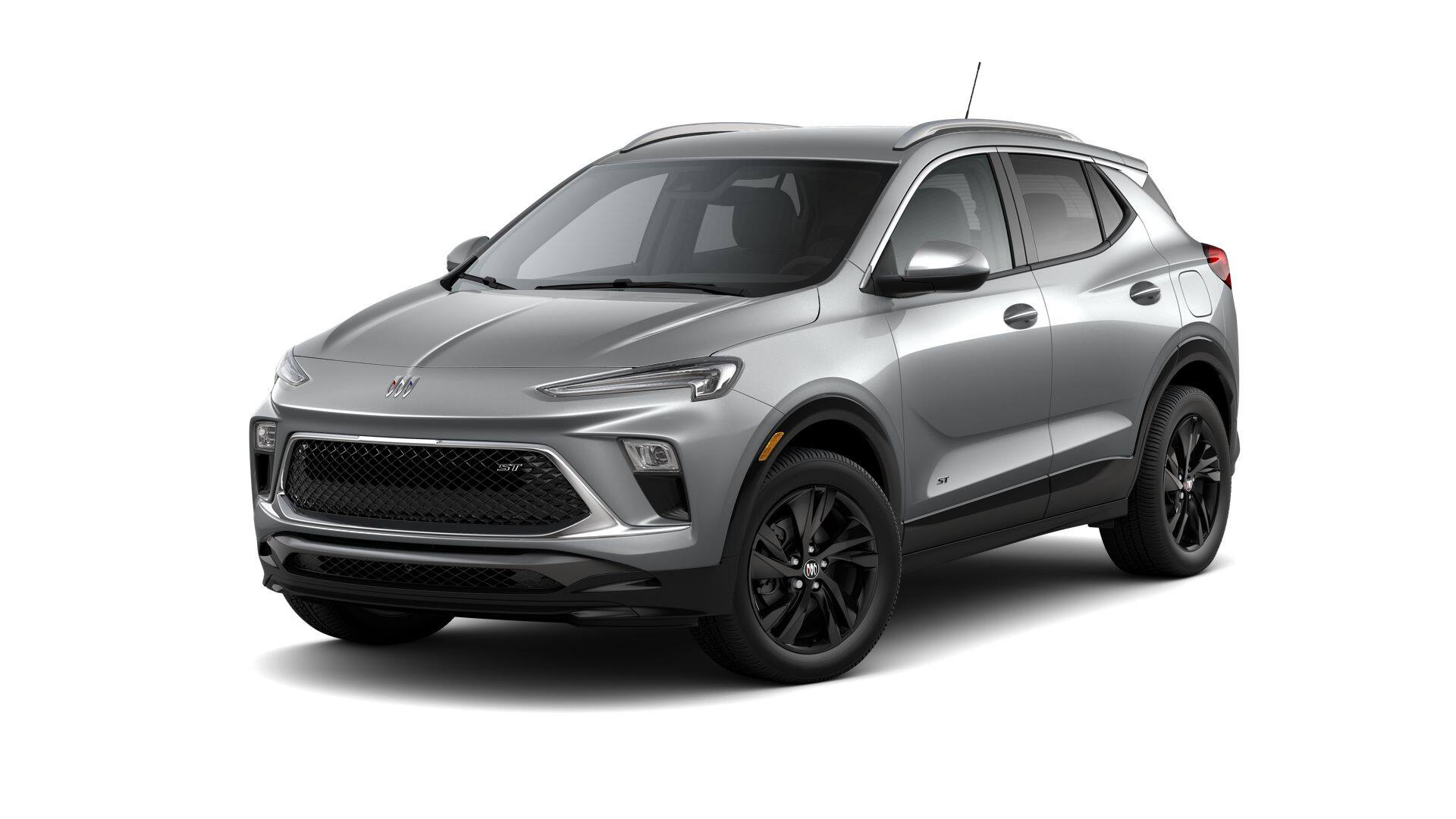 2026 Buick Encore GX Sport Touring in Moonstone Gray Metallic — front three-quarter view